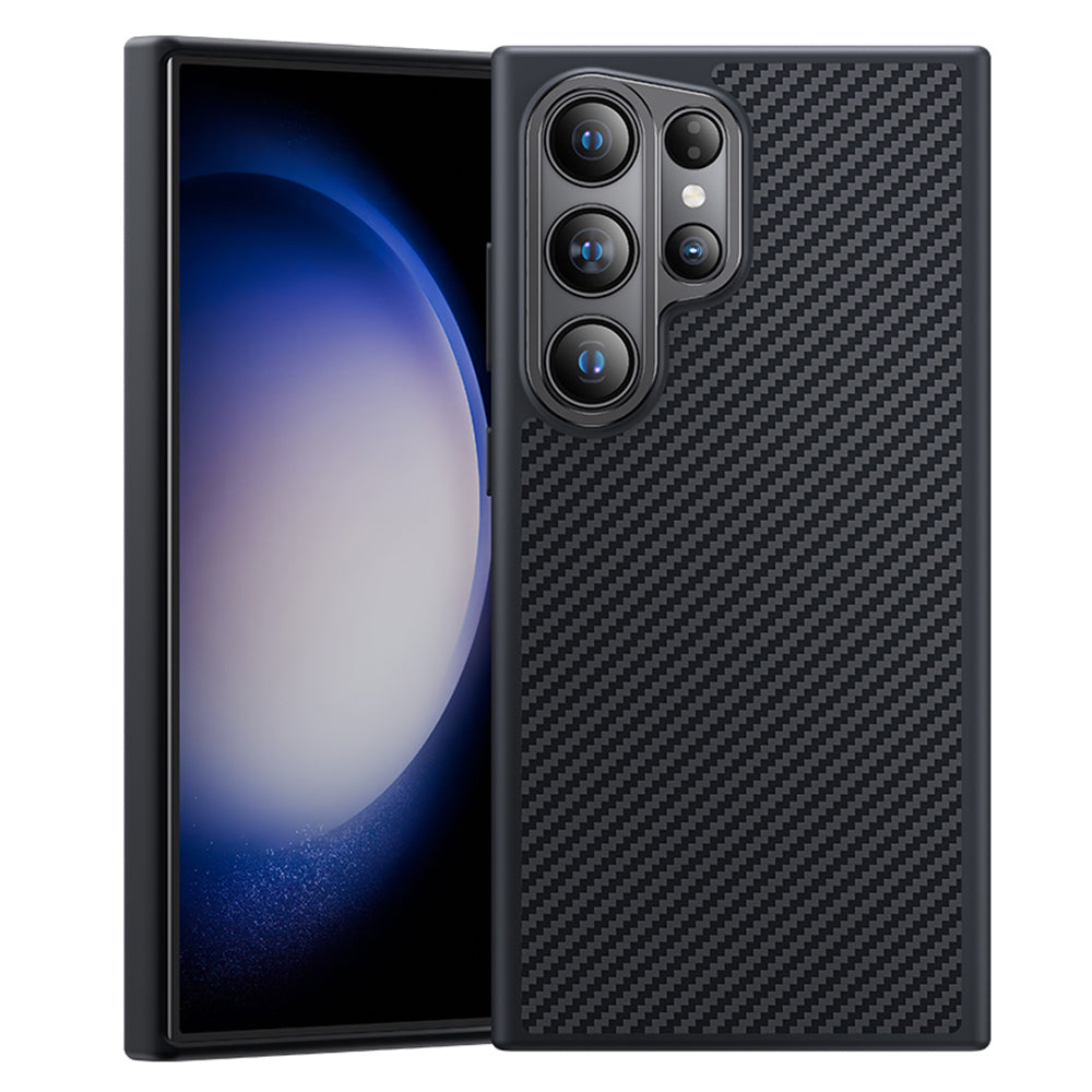 BENKS For Samsung Galaxy S24 Ultra Magnetic Case 600D Kevlar Aramid Fiber+TPU Anti-drop Cover BENKS For Samsung Galaxy S24 Ultra Magnetic Case 600D Kevlar Aramid Fiber+TPU Anti-drop Cover
